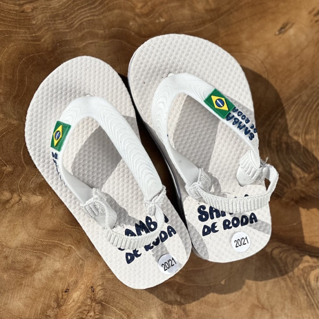 Tongs Enfants Blanche et...