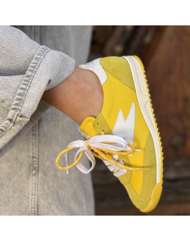 Baskets Semerdjian Joyce D197 Jaune